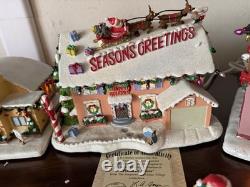 Hawthorne Simpsons Christmas Village Set