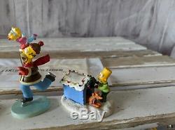 Hawthorne The Simpsons Winters Wonders Figurines Festive Friends Village Decor