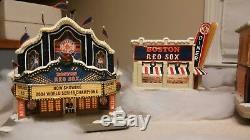 Hawthorne Village Boston Red Sox Christmas Village 10 piece set