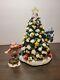 Hawthorne Village Care Bears Care-a-lot Christmas Tree Grumpy Bear Cheer Bear
