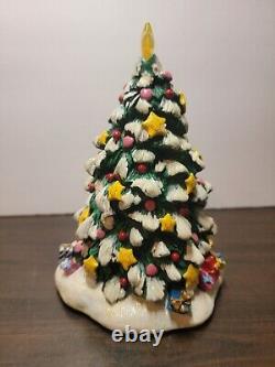 Hawthorne Village Care Bears Care-a-lot Christmas Tree Grumpy Bear Cheer Bear