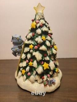 Hawthorne Village Care Bears Care-a-lot Christmas Tree Grumpy Bear Cheer Bear