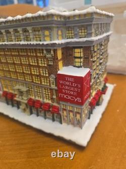 Hawthorne Village Christmas In New York Macys Dept Store MISSING SANTA