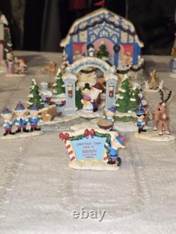 Hawthorne Village-Christmas Town Village Collection. Rudolph Red-Nose edition