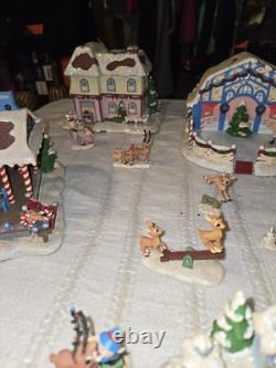 Hawthorne Village-Christmas Town Village Collection. Rudolph Red-Nose edition