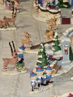 Hawthorne Village-Christmas Town Village Collection. Rudolph Red-Nose edition