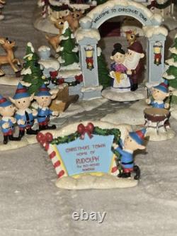Hawthorne Village-Christmas Town Village Collection. Rudolph Red-Nose edition