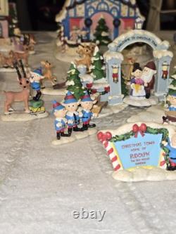 Hawthorne Village-Christmas Town Village Collection. Rudolph Red-Nose edition