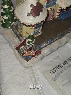Hawthorne Village-Christmas Town Village Collection. Rudolph Red-Nose edition