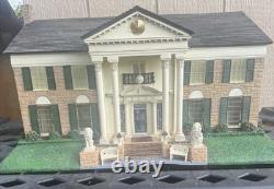 Hawthorne Village Graceland Elvis Presley Home Miniature 2002 Mansion Model Rare