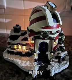 Hawthorne Village Rudolph Christmas Town North Pole Observatory COA TESTED