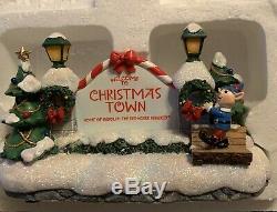 Hawthorne Village Rudolph Welcome To Christmas Town Sign
