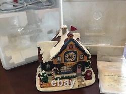 Hawthorne Village Rudolph's Christmas Town Christmas Clock Shop Rare MIB