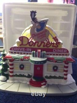 Hawthorne Village Rudolph's Christmas Town Donners Diner NIB Sealed