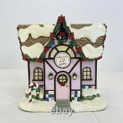 Hawthorne Village Rudolph's Christmas Town Quilt Shop RARE with COA