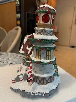 Hawthorne Village Rudolph' s Christmas Town Rudolph's Red-Nosed Lighthouse COA