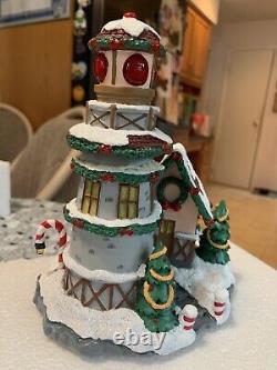 Hawthorne Village Rudolph' s Christmas Town Rudolph's Red-Nosed Lighthouse COA