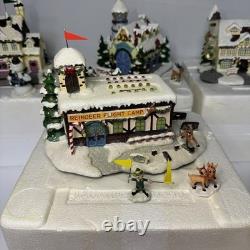 Hawthorne Village Rudolph's Christmas Town Village Collection Bundle Of 5 Sets