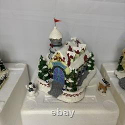 Hawthorne Village Rudolph's Christmas Town Village Collection Bundle Of 5 Sets