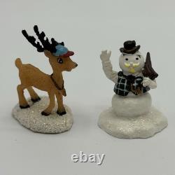 Hawthorne Village Rudolph's Christmas Town Village Collection Bundle Of 5 Sets