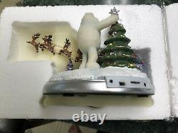 Hawthorne Village Rudolph the Red Nosed Reindeer Musical Christmas Town Rare