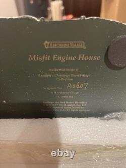 Hawthorne Village Rudolphs Christmas Town MISFIT ENGINE HOUSE #54 NIB