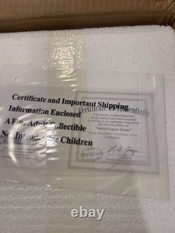 Hawthorne Village Rudolphs Christmas Town MISFIT ENGINE HOUSE #54 NIB