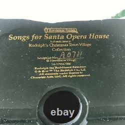 Hawthorne Village Rudolphs Christmas Town Songs For Santa Opera House Lighted