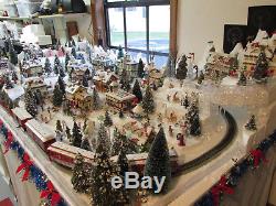 Hawthorne Village Rudolphs Christmas Town Village An Train Layout Ho On30 Train