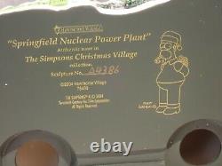 Hawthorne Village Simpsons Springfield Nuclear Power Plant Christmas Village COA