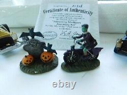 Hawthorne Village The Munsters Screaming Machines Figurine Accessory Set withCOA