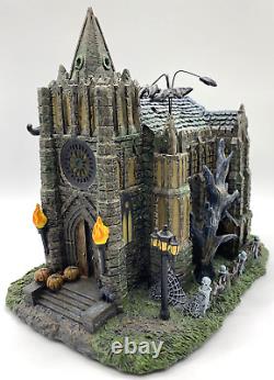 Hawthorne Village Universal Studios Monsters GOTHIC CATHEDRAL Box & COA