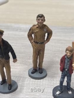 Hawthorne Welcome To Mayberry Village Opie Barney Fife & Andy Figurines