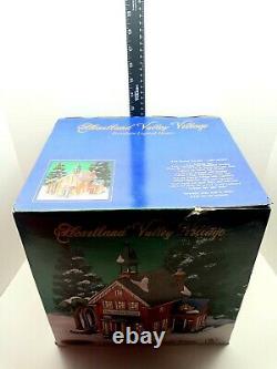 Heartland Valley Village Glen Arbor School Lighted Christmas NIB SEALED