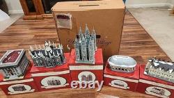 Historic Temple Square Christmas Village Tabernacle Salt Lake Temple Lion READ