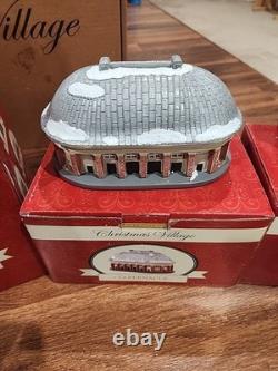 Historic Temple Square Christmas Village Tabernacle Salt Lake Temple Lion READ