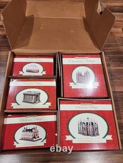 Historic Temple Square Christmas Village Tabernacle Salt Lake Temple Lion READ