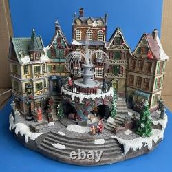 Holiday Living Animated Christmas Village Scene Musical Lights #1034122