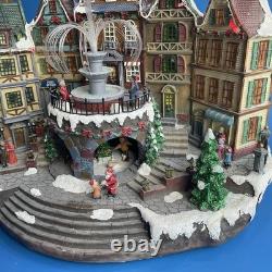 Holiday Living Animated Christmas Village Scene Musical Lights #1034122