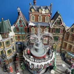 Holiday Living Animated Christmas Village Scene Musical Lights #1034122