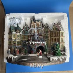 Holiday Living Animated Christmas Village Scene Musical Lights #1034122