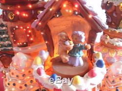Holiday Living Large GINGERBREAD HOUSE Fiber Optic 15 #118604 Color Changing