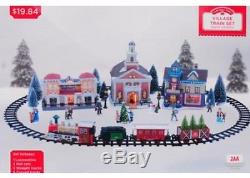 Holiday Time Battery Operated Train Set Christmas Village NEW