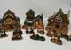 Holiday Time Thanksgiving Village House Lighted Set The Pumpkin Place 12 Pieces