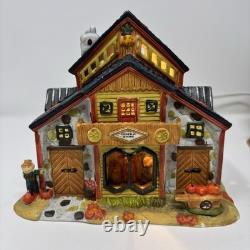 Holiday Time Thanksgiving Village House Lighted Set The Pumpkin Place 12 Pieces