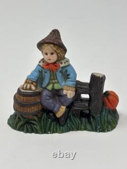 Holiday Time Thanksgiving Village House Lighted Set The Pumpkin Place 12 Pieces