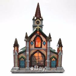 Holiday Village Set 30-Piece Country Christmas Lighted Musical Snow Battery Song