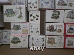 Huge Liberty Falls Village Lot 80+ Buildings Figures Accessories with Boxes