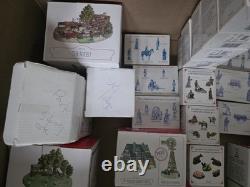 Huge Liberty Falls Village Lot 80+ Buildings Figures Accessories with Boxes