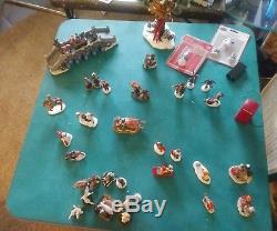Huge Lot Approx 60+ Piece Christmas Village House Accessories Dept 56. Dickens+